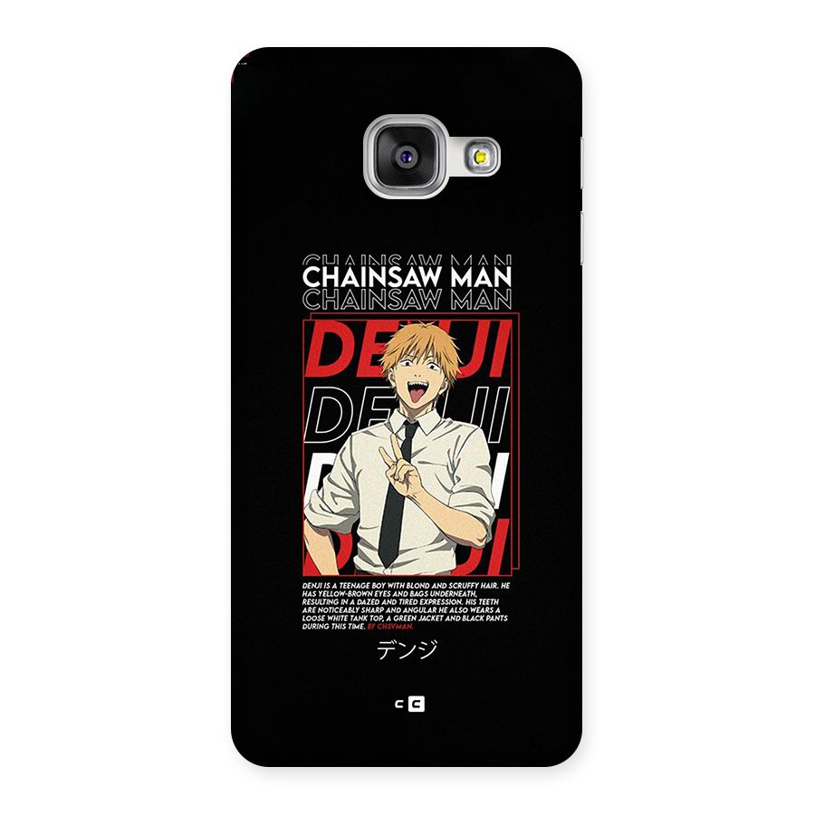 Denji Chainsaw Man Back Case for Galaxy A3 (2016)