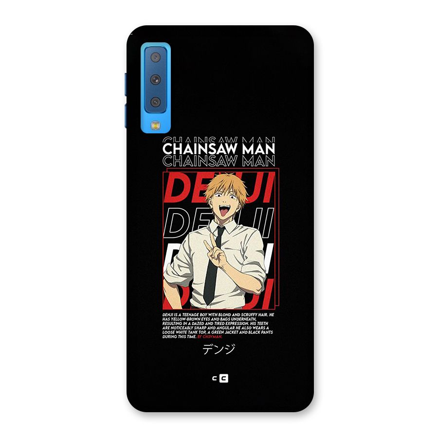 Denji Chainsaw Man Back Case for Galaxy A7 (2018)