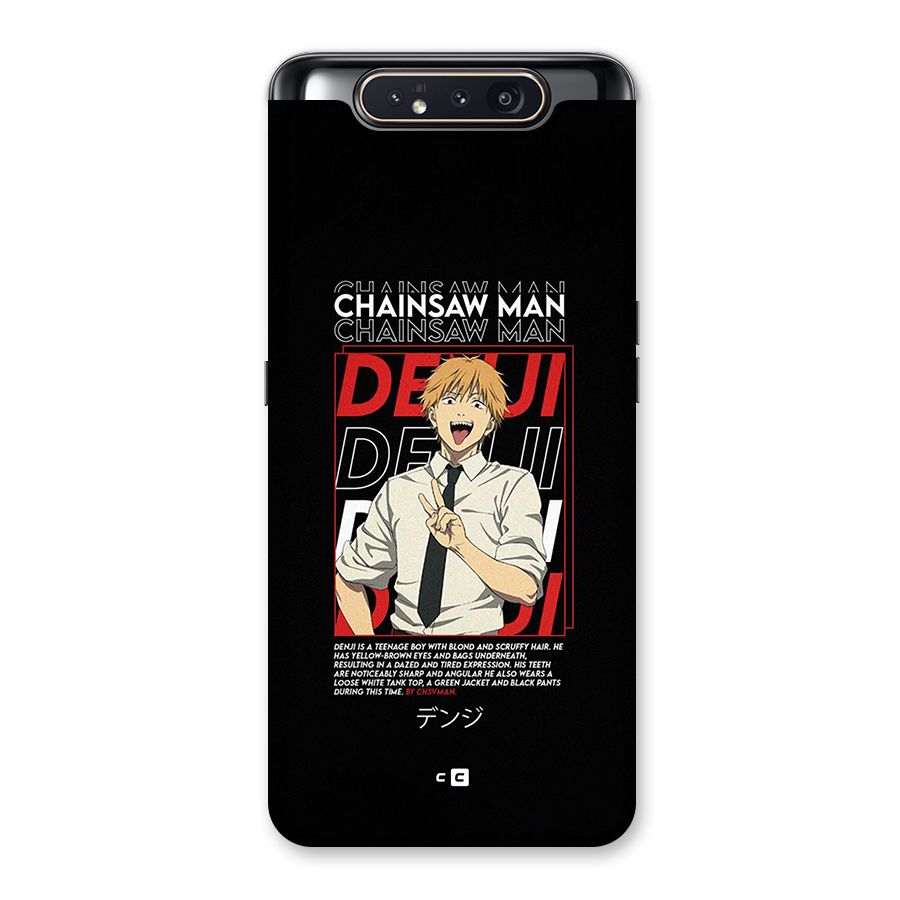 Denji Chainsaw Man Back Case for Galaxy A80