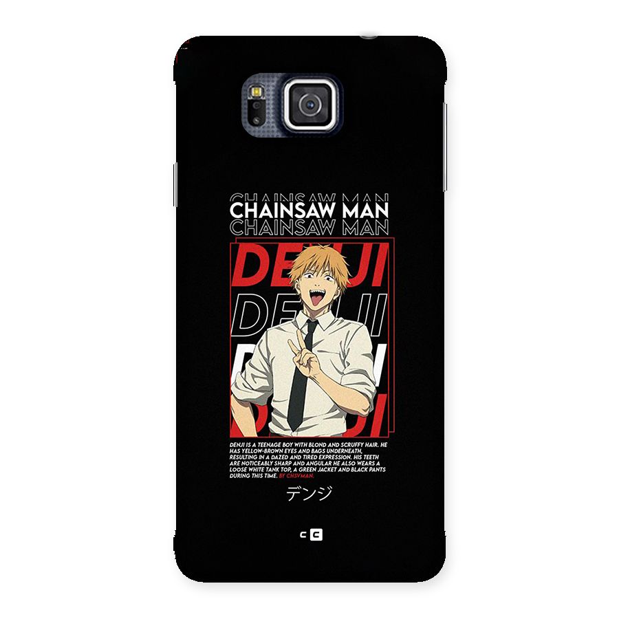 Denji Chainsaw Man Back Case for Galaxy Alpha