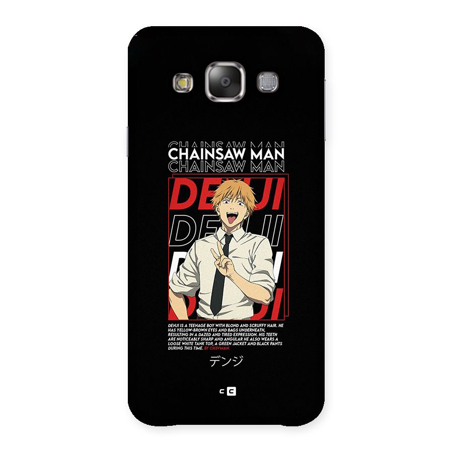 Denji Chainsaw Man Back Case for Galaxy E7