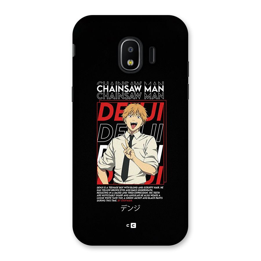 Denji Chainsaw Man Back Case for Galaxy J2 Pro 2018
