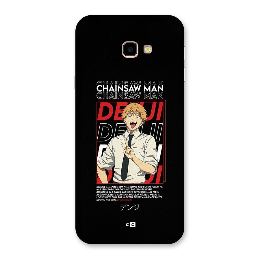 Denji Chainsaw Man Back Case for Galaxy J4 Plus