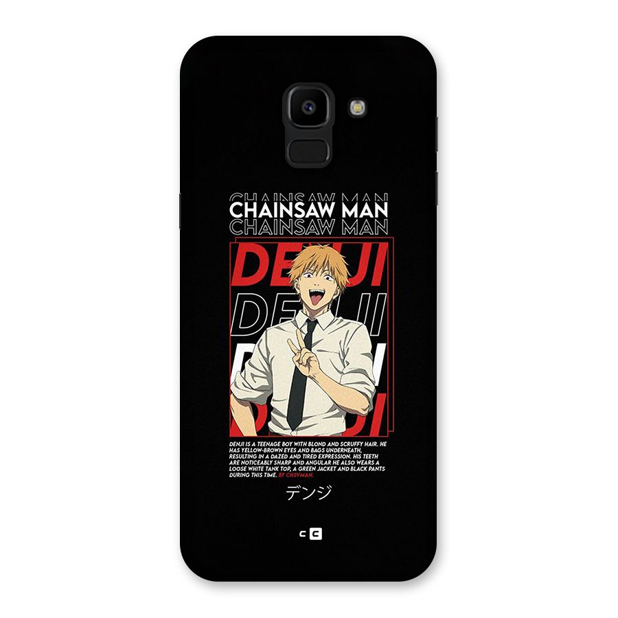 Denji Chainsaw Man Back Case for Galaxy J6