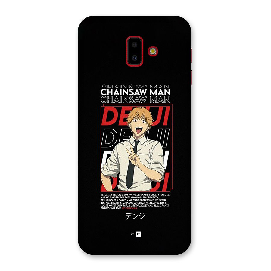 Denji Chainsaw Man Back Case for Galaxy J6 Plus