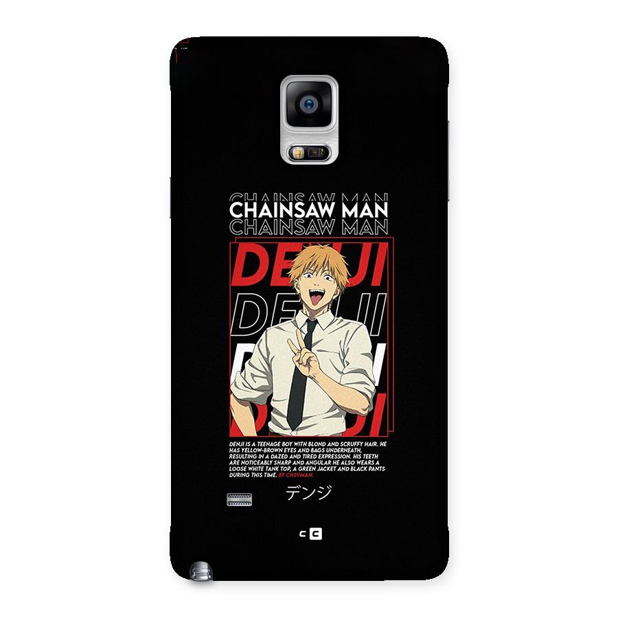 Denji Chainsaw Man Back Case for Galaxy Note 4