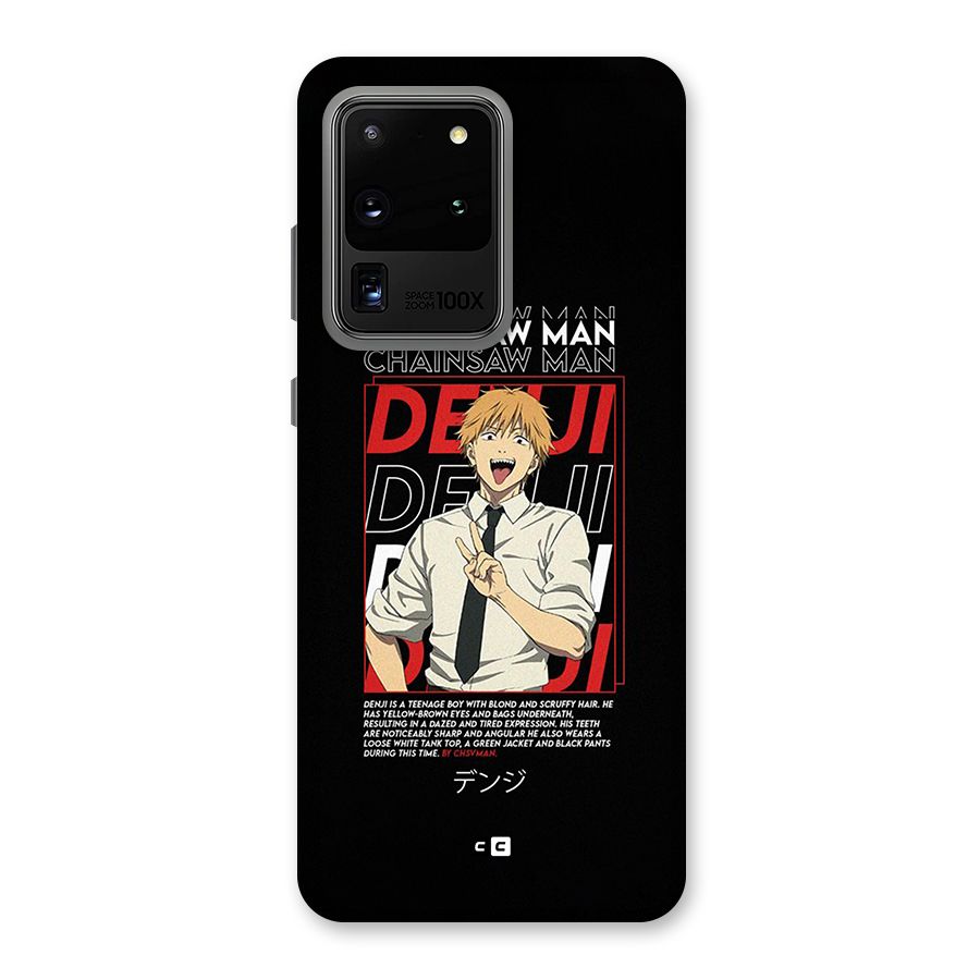 Denji Chainsaw Man Back Case for Galaxy S20 Ultra