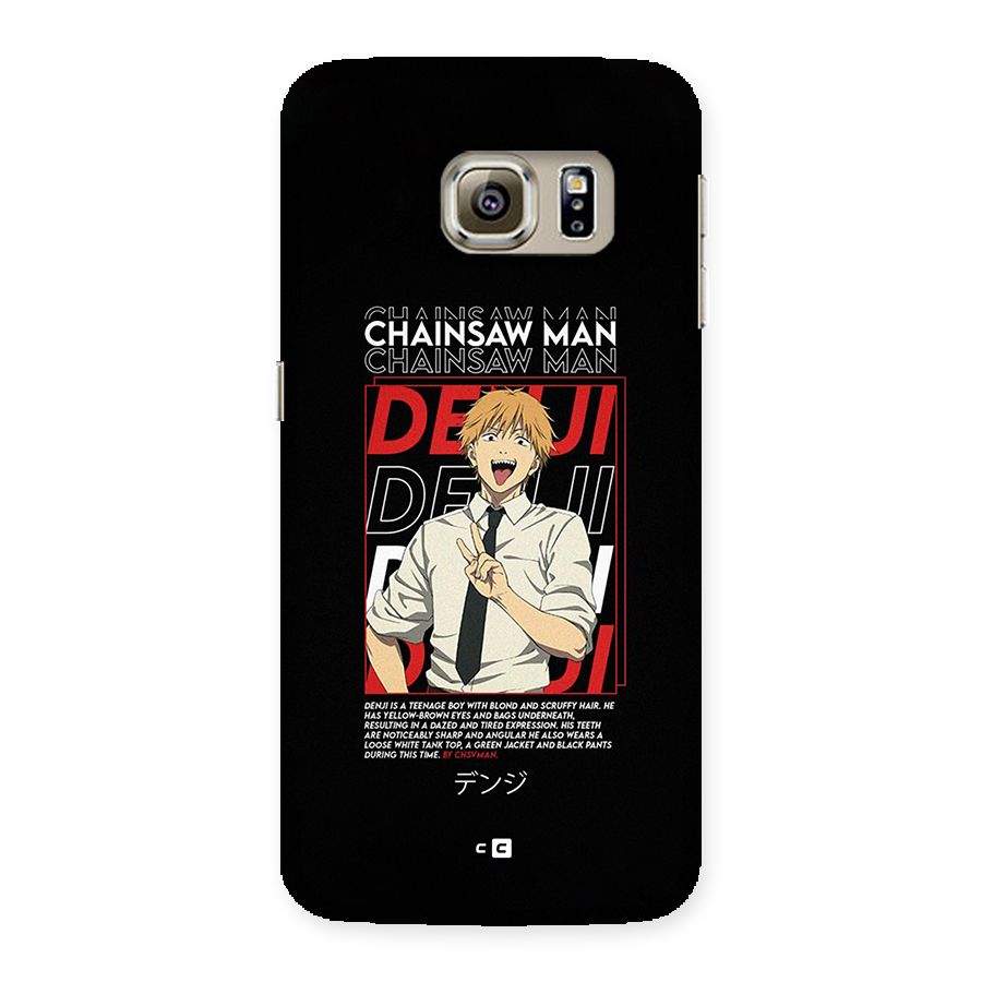 Denji Chainsaw Man Back Case for Galaxy S6 edge