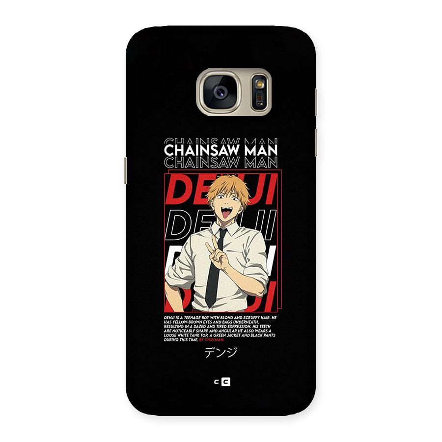 Denji Chainsaw Man Back Case for Galaxy S7