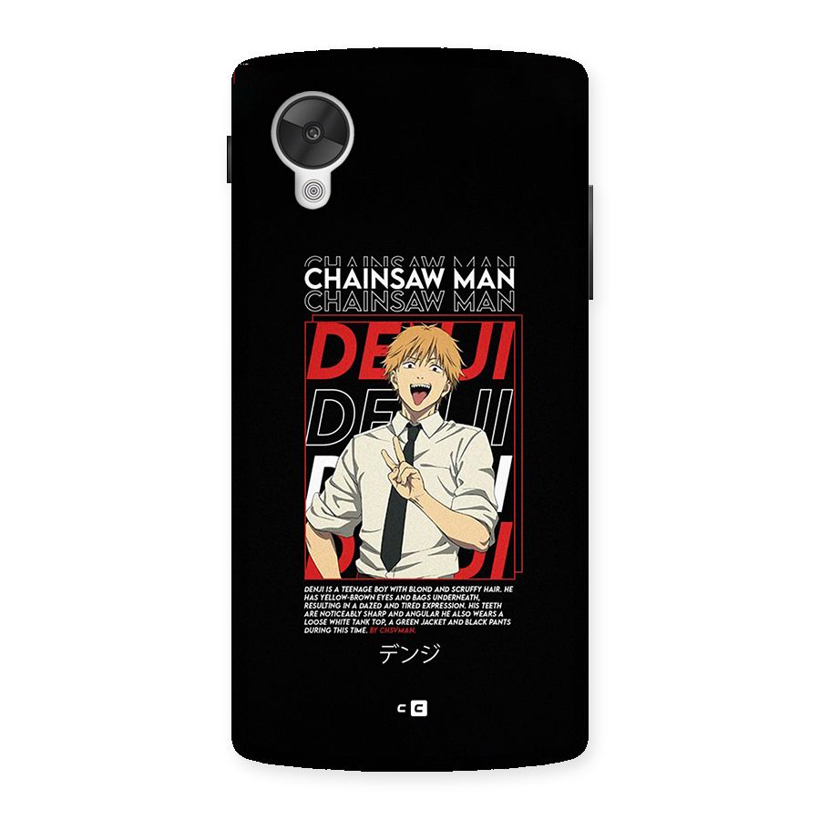Denji Chainsaw Man Back Case for Google Nexus 5