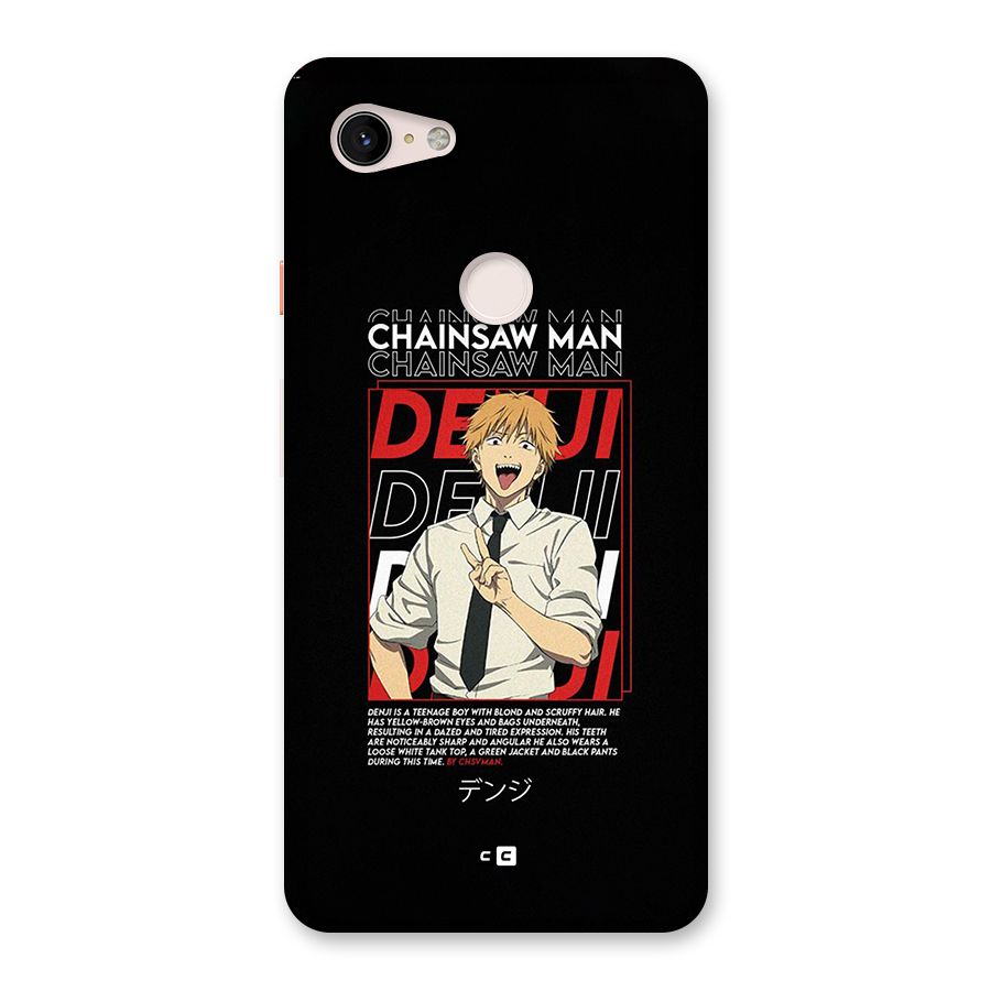 Denji Chainsaw Man Back Case for Google Pixel 3 XL