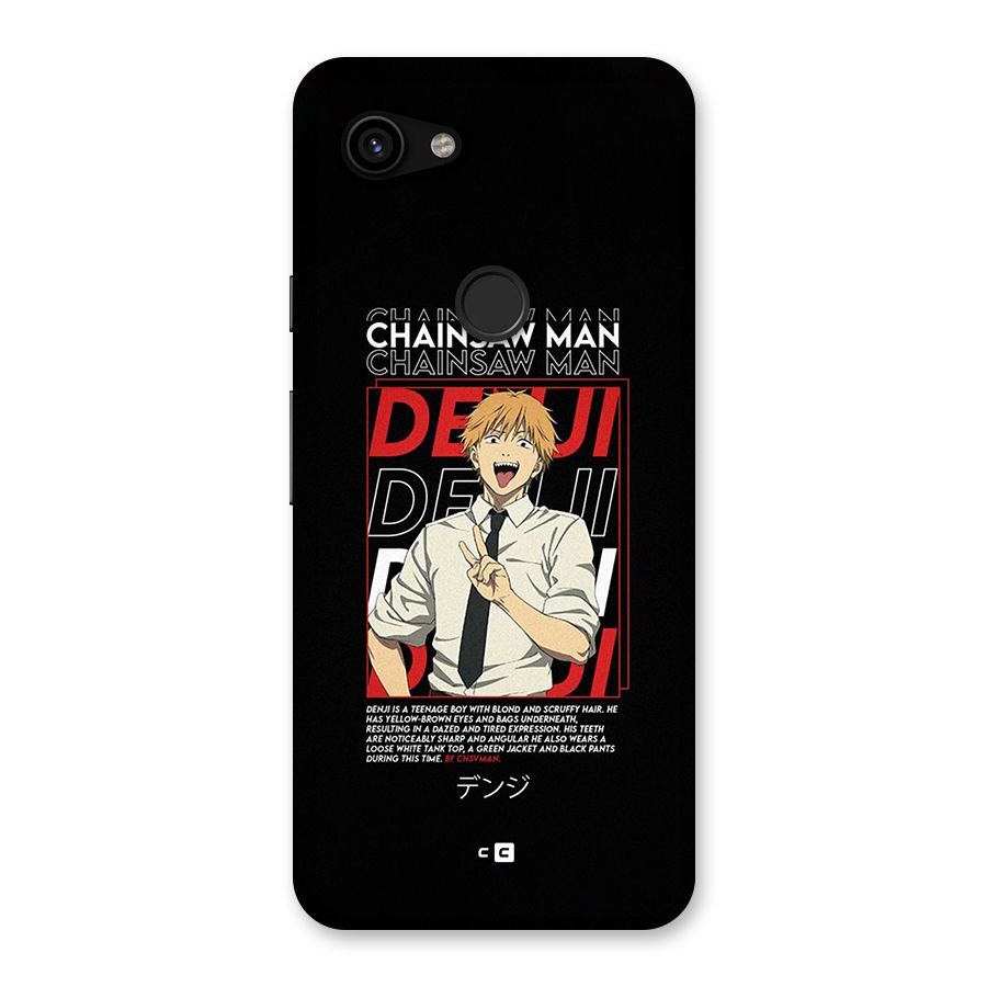 Denji Chainsaw Man Back Case for Google Pixel 3a