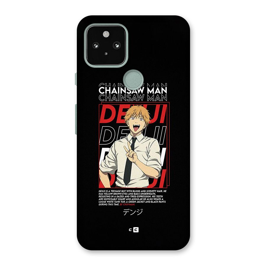 Denji Chainsaw Man Back Case for Google Pixel 5