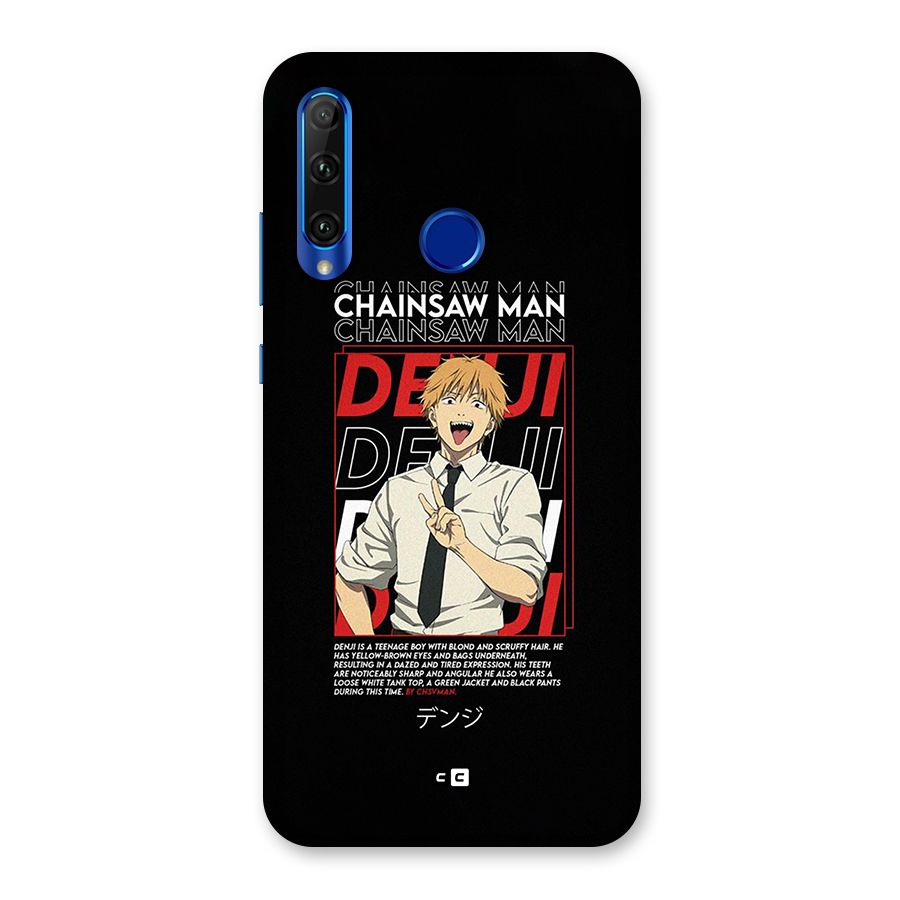 Denji Chainsaw Man Back Case for Honor 20i