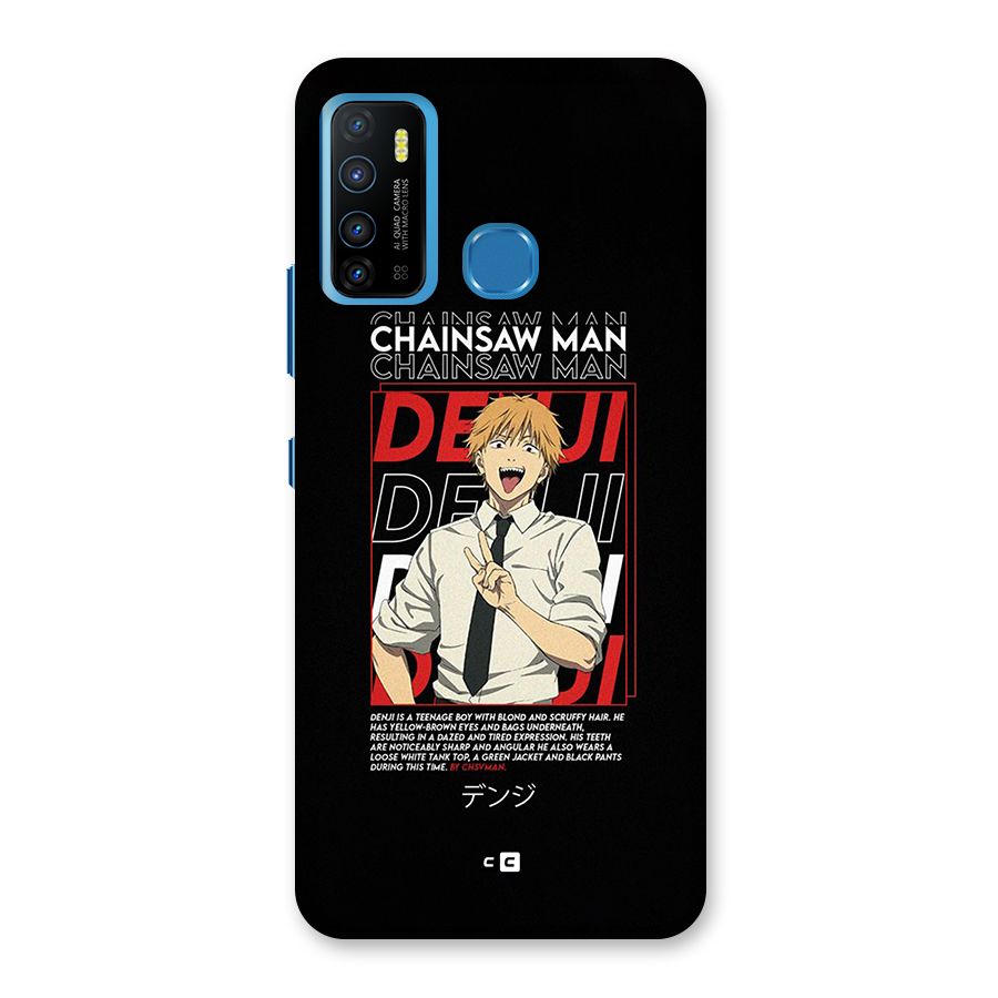 Denji Chainsaw Man Back Case for Infinix Hot 9
