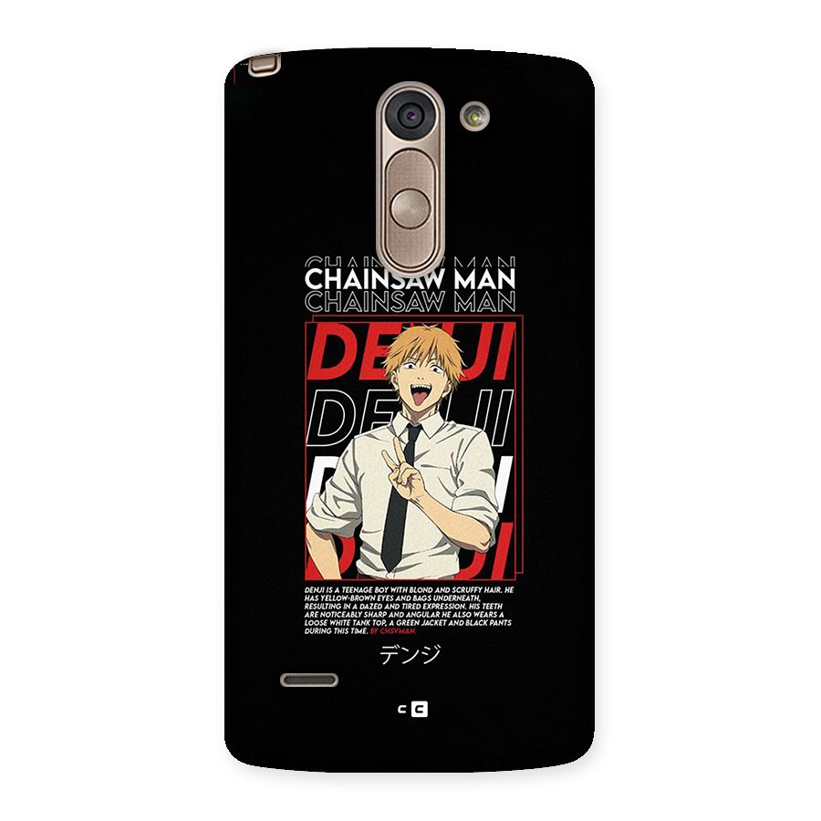 Denji Chainsaw Man Back Case for LG G3 Stylus