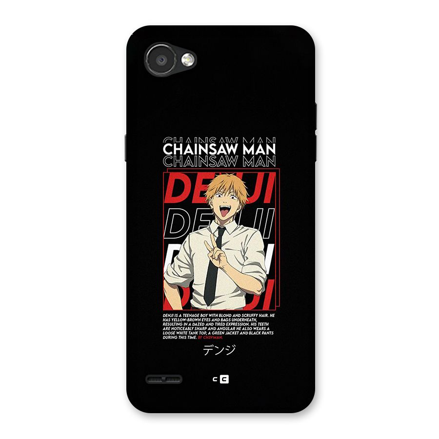Denji Chainsaw Man Back Case for LG Q6
