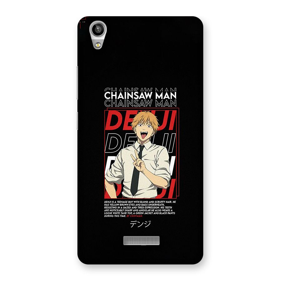 Denji Chainsaw Man Back Case for Lava Pixel V1