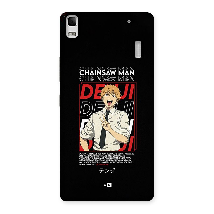 Denji Chainsaw Man Back Case for Lenovo A7000