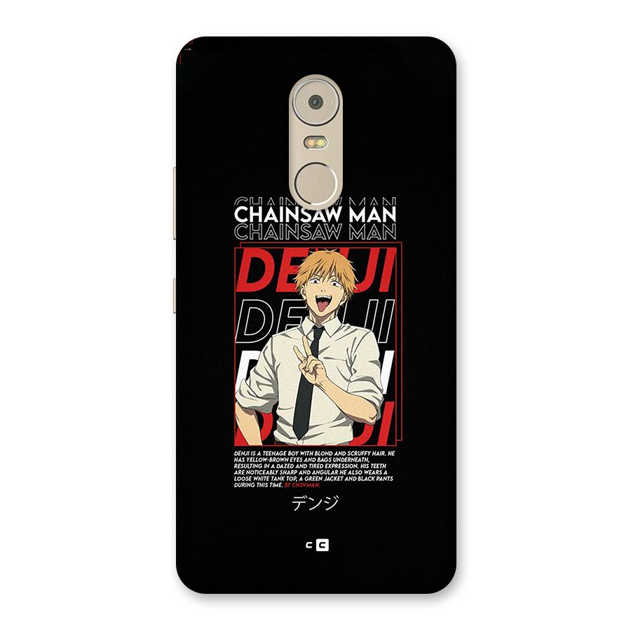 Denji Chainsaw Man Back Case for Lenovo K6 Note