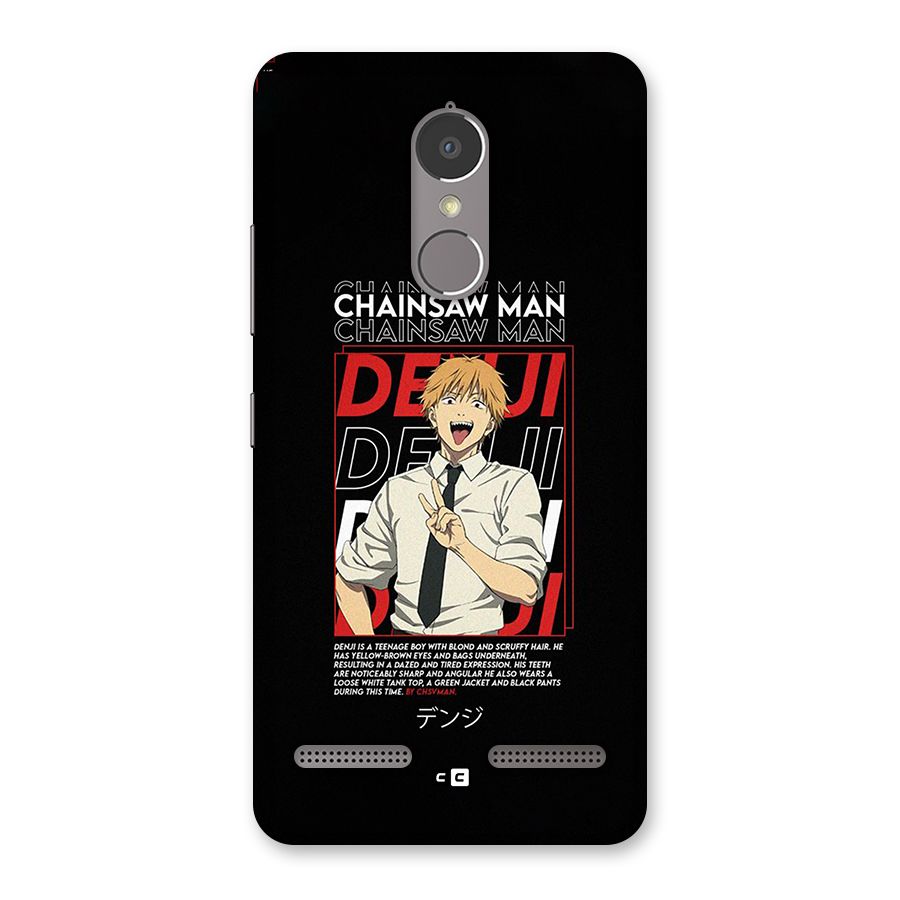 Denji Chainsaw Man Back Case for Lenovo K6 Power
