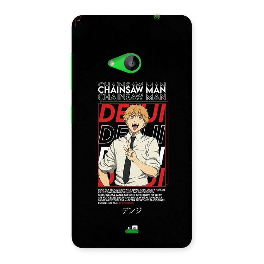 Denji Chainsaw Man Back Case for Lumia 535