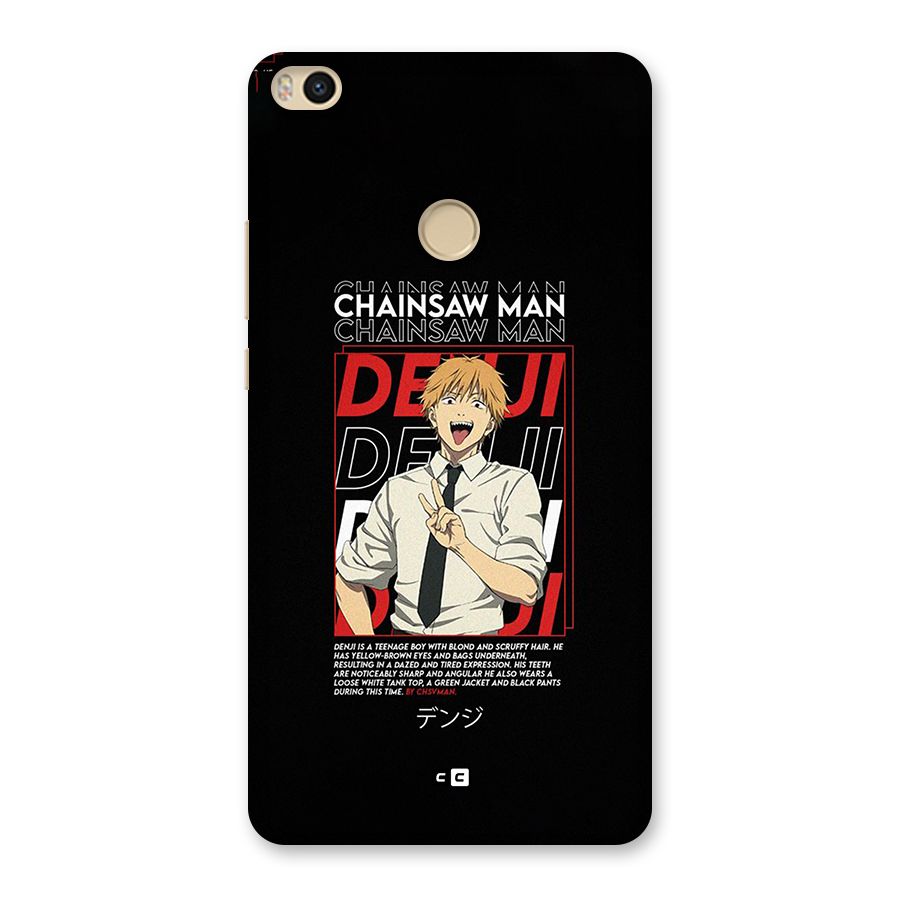 Denji Chainsaw Man Back Case for Mi Max 2