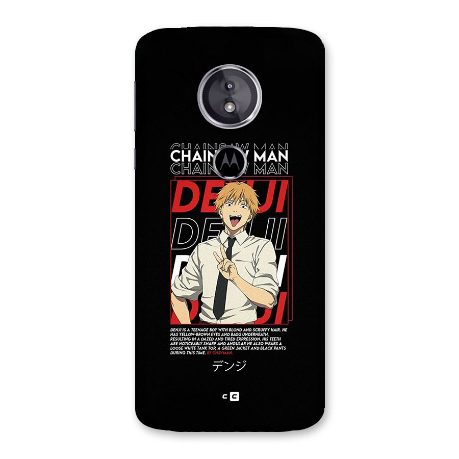 Denji Chainsaw Man Back Case for Moto E5