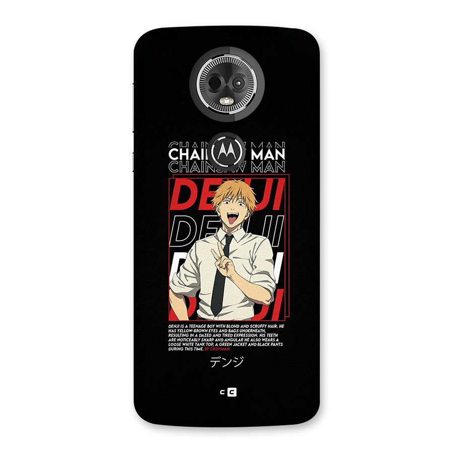 Denji Chainsaw Man Back Case for Moto E5 Plus