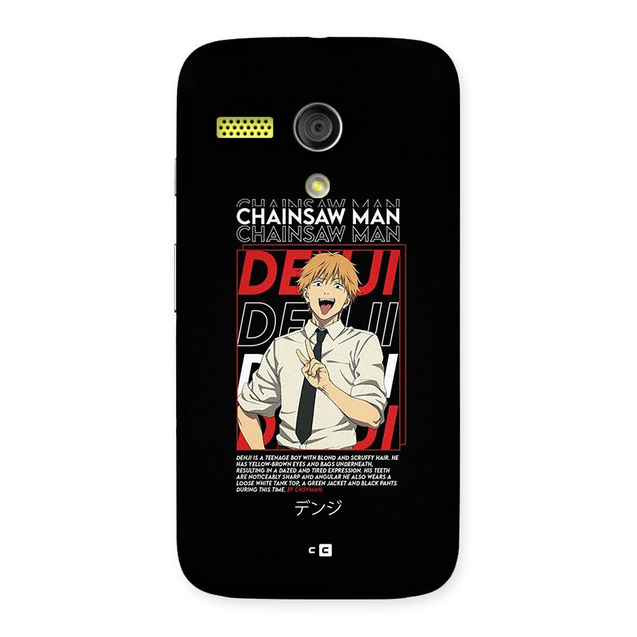 Denji Chainsaw Man Back Case for Moto G