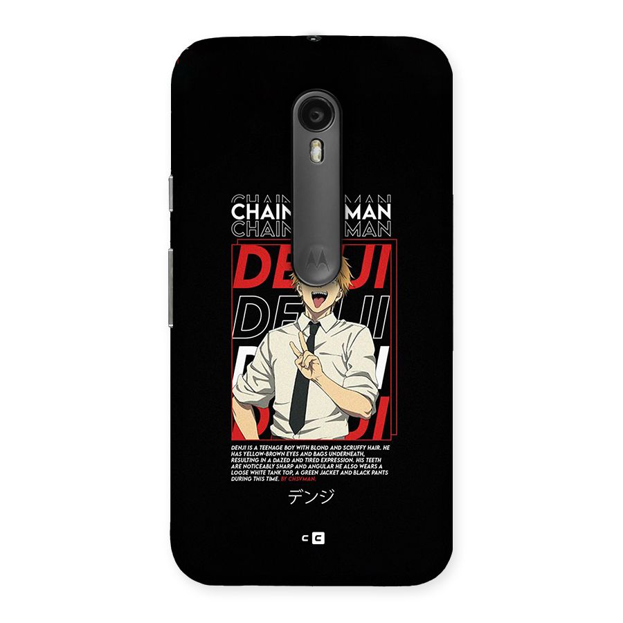Denji Chainsaw Man Back Case for Moto G3