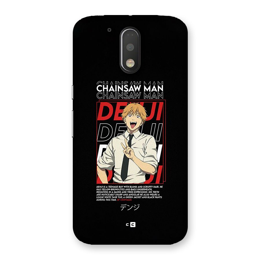 Denji Chainsaw Man Back Case for Moto G4