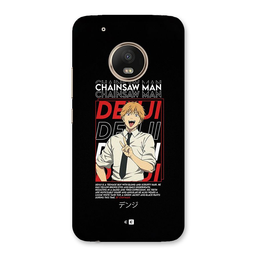 Denji Chainsaw Man Back Case for Moto G5 Plus