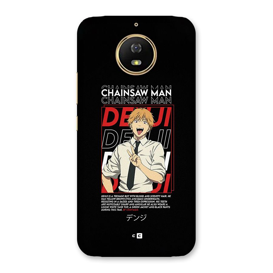 Denji Chainsaw Man Back Case for Moto G5s