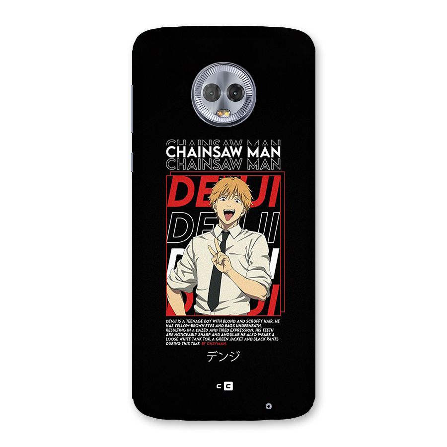 Denji Chainsaw Man Back Case for Moto G6 Plus