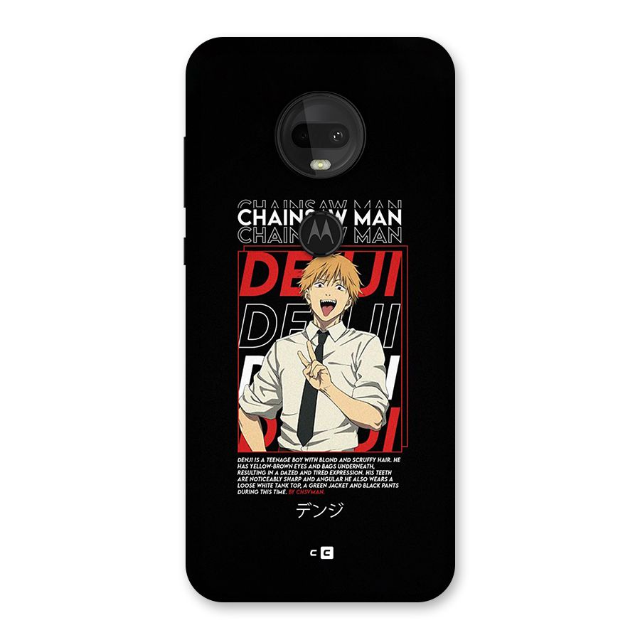 Denji Chainsaw Man Back Case for Moto G7
