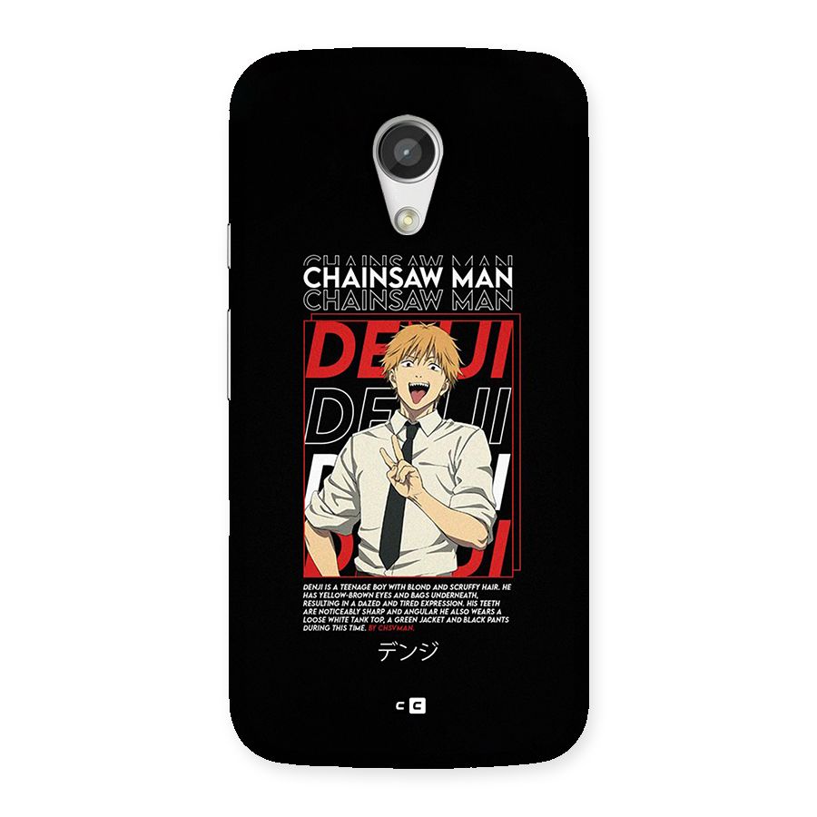 Denji Chainsaw Man Back Case for Moto G 2nd Gen