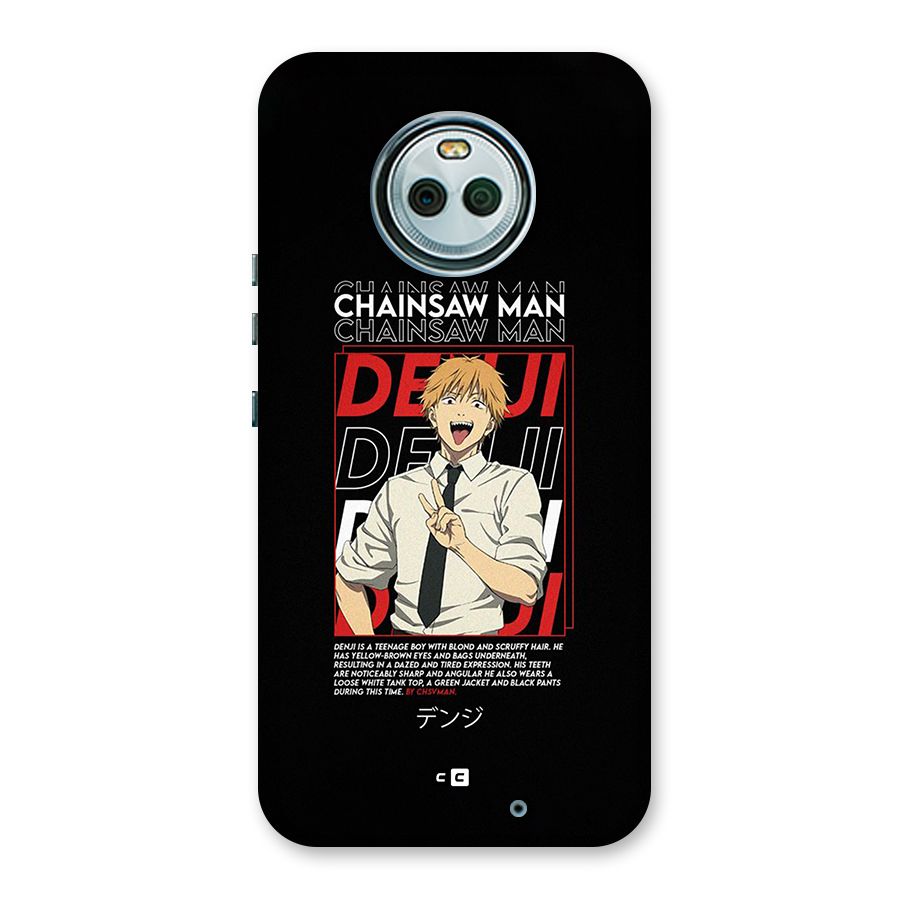 Denji Chainsaw Man Back Case for Moto X4