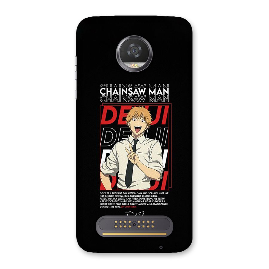 Denji Chainsaw Man Back Case for Moto Z2 Play