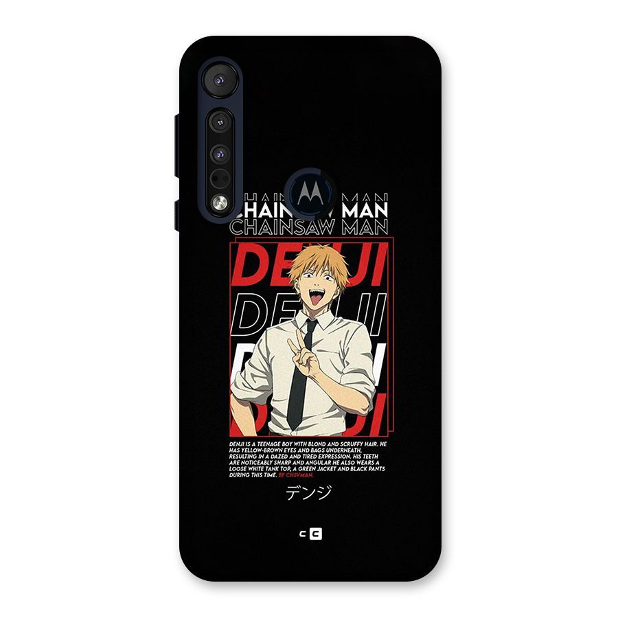 Denji Chainsaw Man Back Case for Motorola One Macro