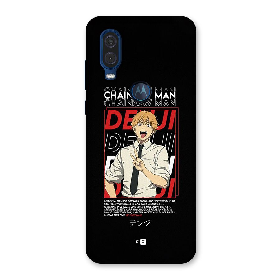 Denji Chainsaw Man Back Case for Motorola One Vision