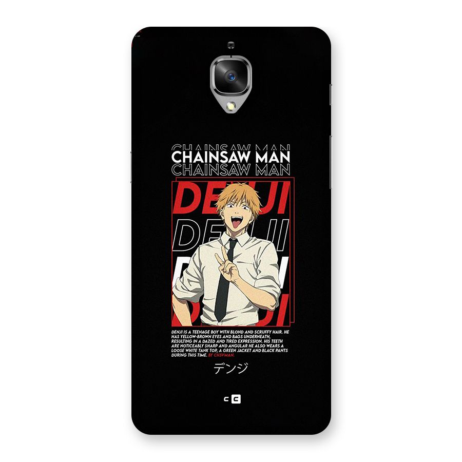 Denji Chainsaw Man Back Case for OnePlus 3