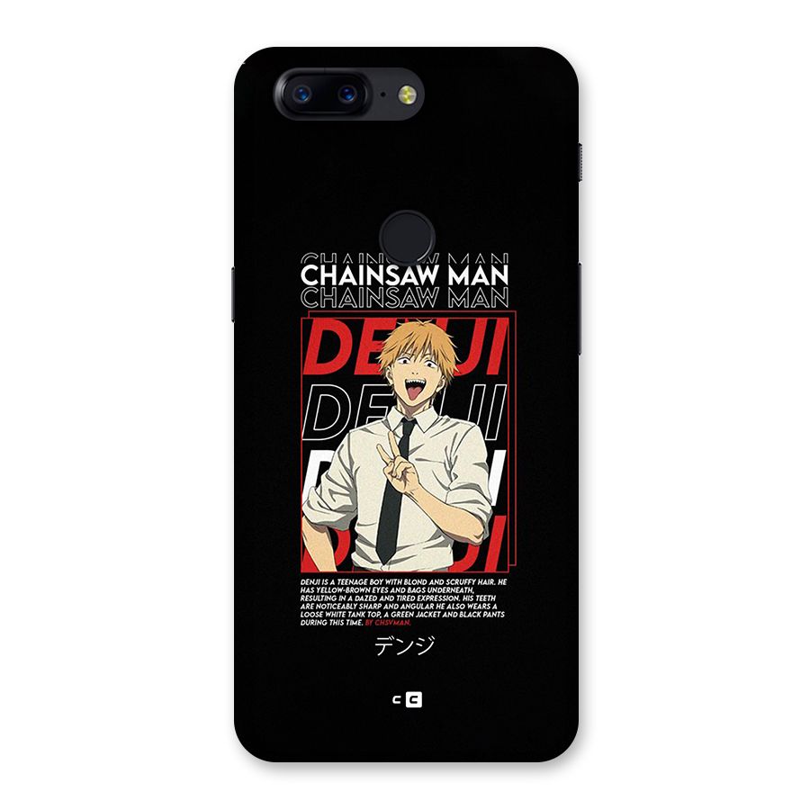 Denji Chainsaw Man Back Case for OnePlus 5T