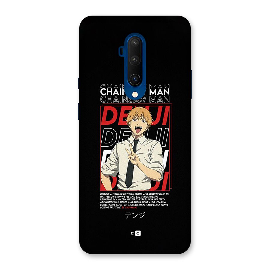 Denji Chainsaw Man Back Case for OnePlus 7T Pro