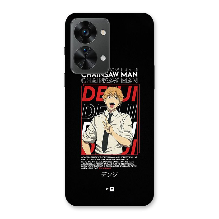 Denji Chainsaw Man Back Case for OnePlus Nord 2T