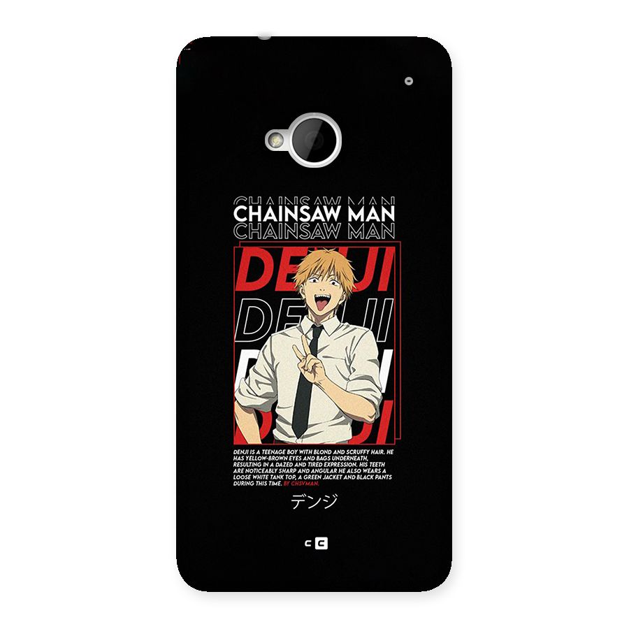 Denji Chainsaw Man Back Case for One M7 (Single Sim)