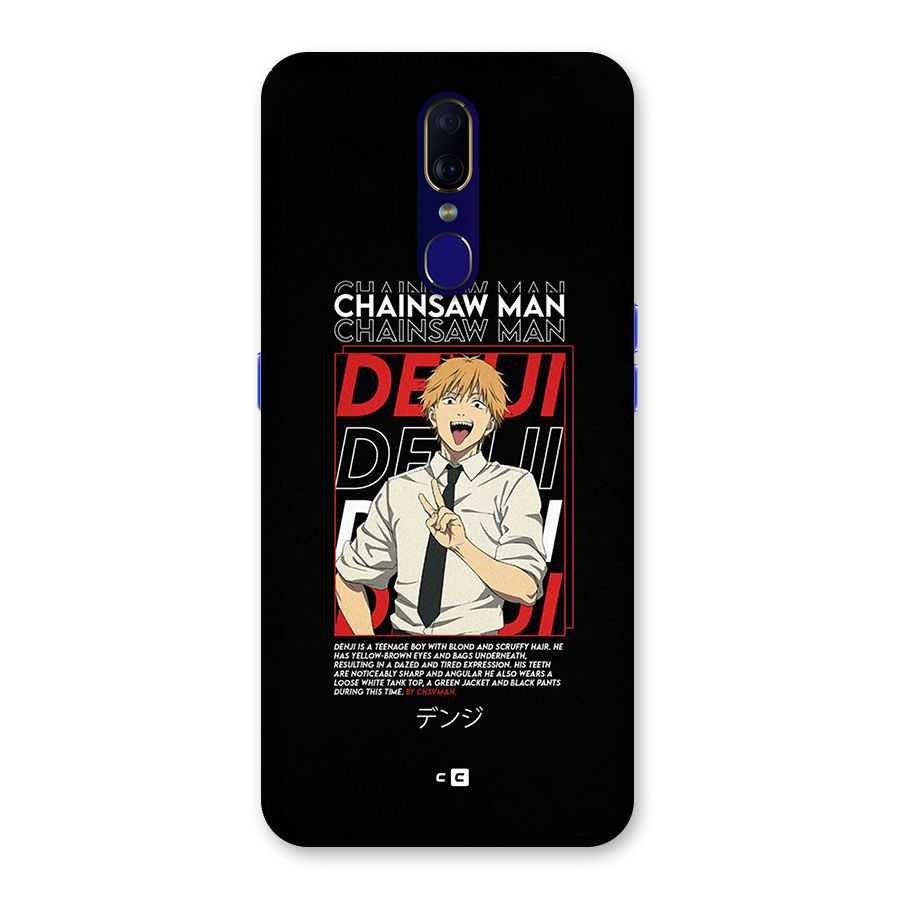 Denji Chainsaw Man Back Case for Oppo A9