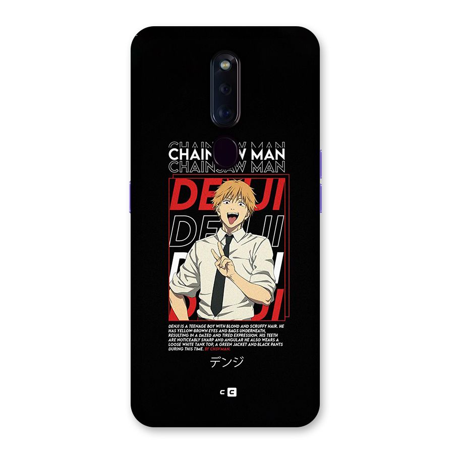 Denji Chainsaw Man Back Case for Oppo F11 Pro