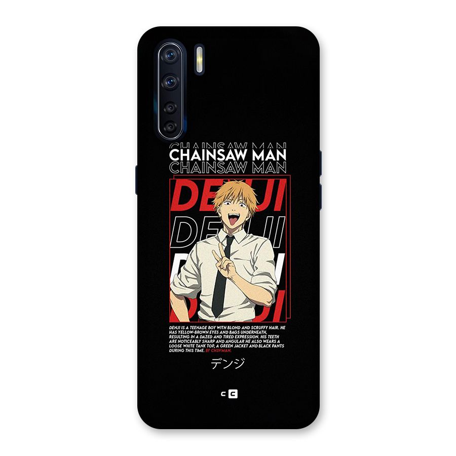 Denji Chainsaw Man Back Case for Oppo F15