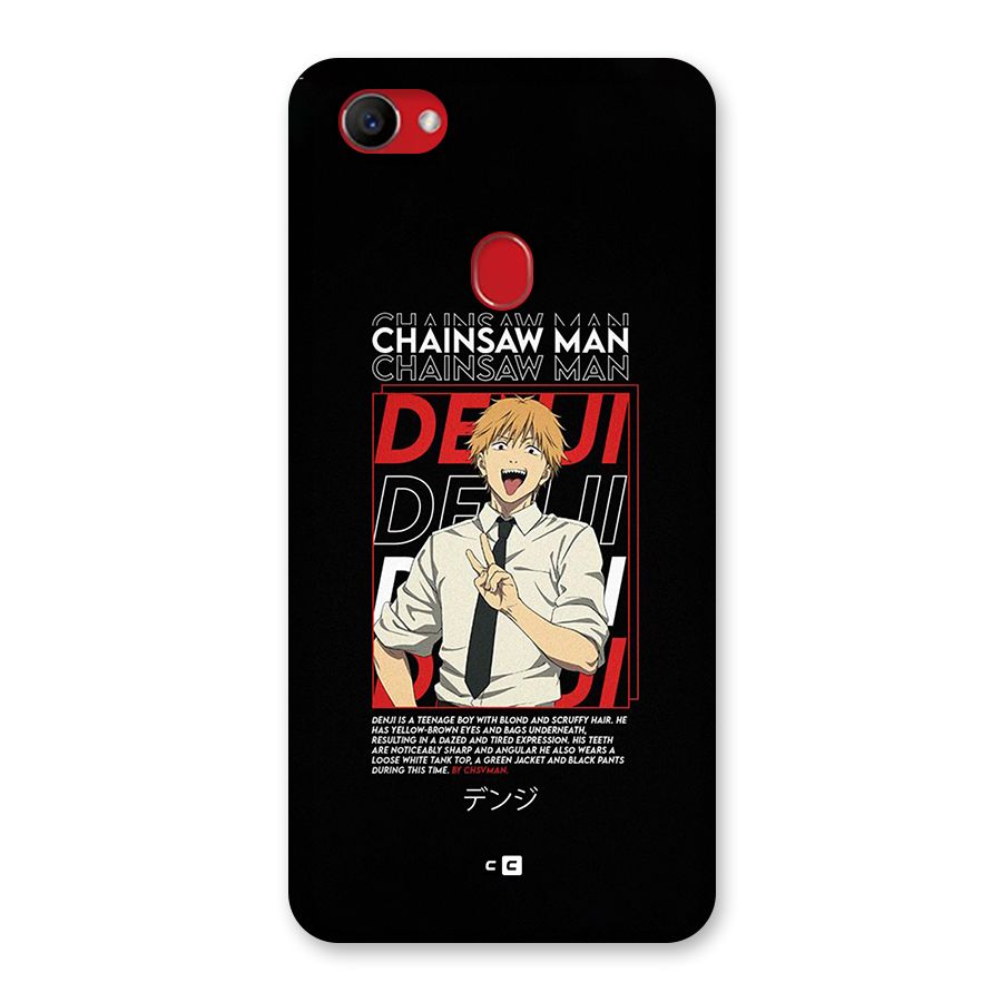 Denji Chainsaw Man Back Case for Oppo F7
